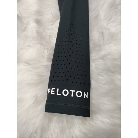Peloton High Rise Logo Activewear Pull On Leggings Black Women's Size Small - Picture 2 of 7